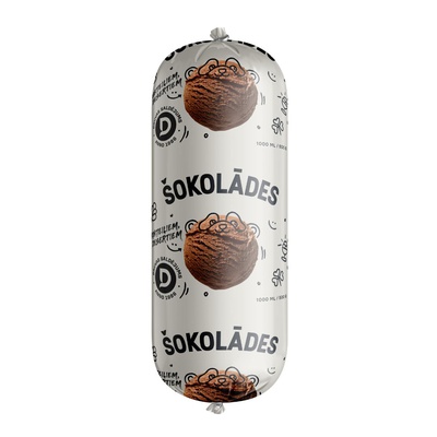 Šokolādes KOKTEIĻU saldējums 1000 ml/ 500 g