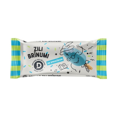 “Zili brīnumi” ar sprakšķiem 70 ml/ 45 g (30 gab.)