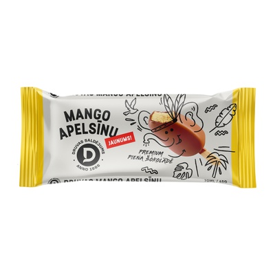 Mango-apelsīnu saldējums 70ml/45g (30 gab.)